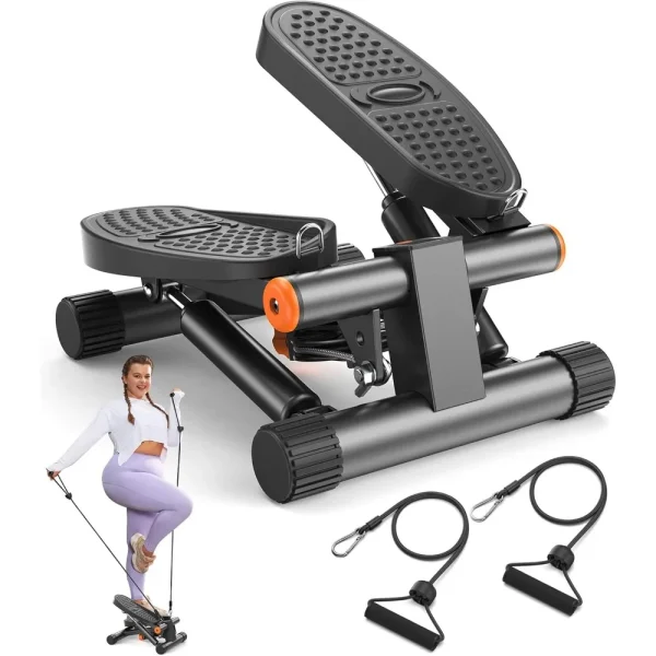 Mini Stair Stepper with Resistance Bands – 300LBS Capacity