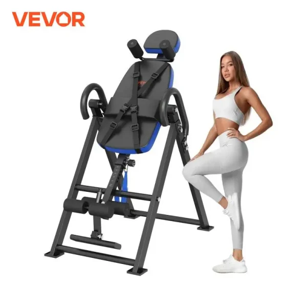 Heavy Duty Inversion Back Stretcher with Headrest – Strength Training Equipment